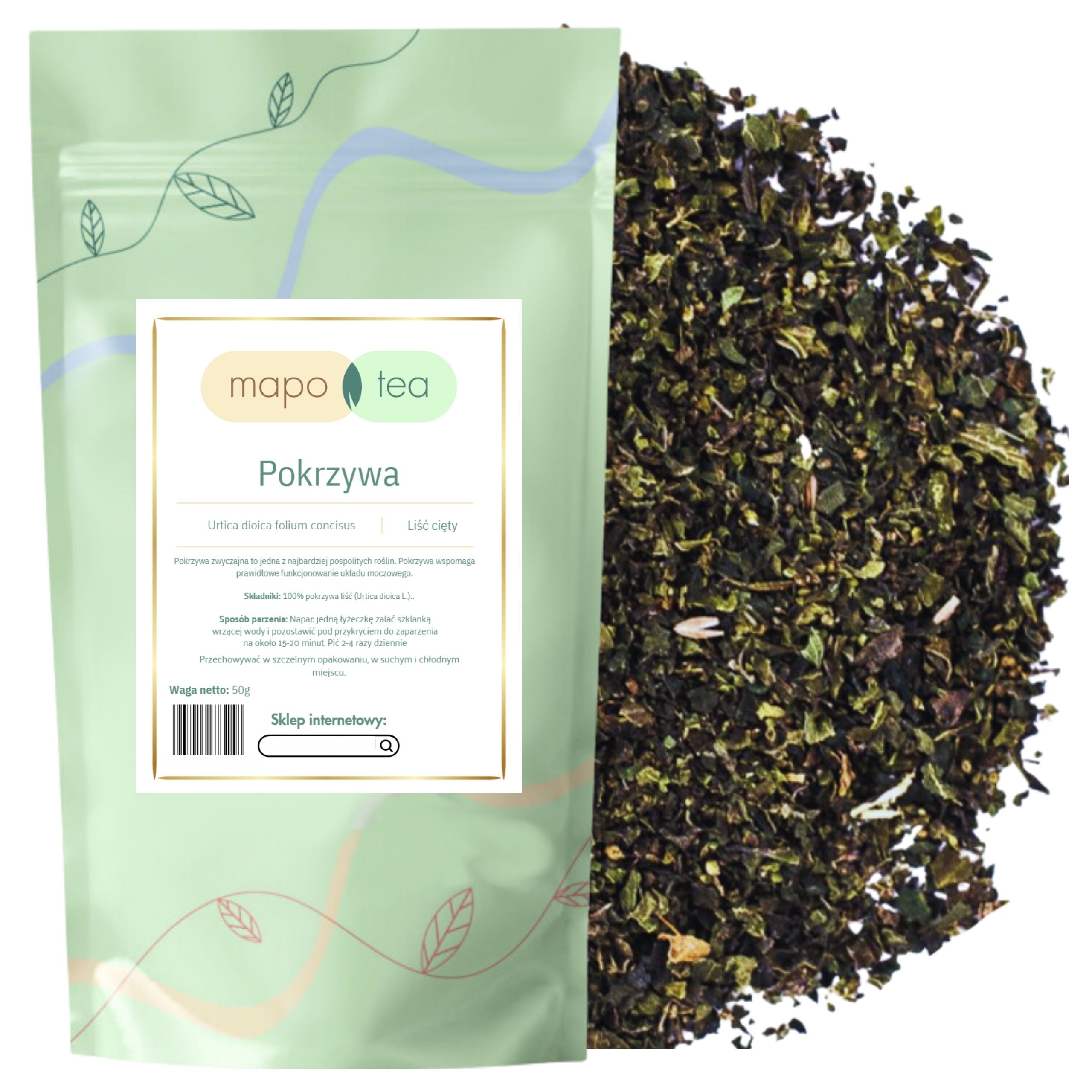 Pokrzywa liść cięty Mapo Tea 50g