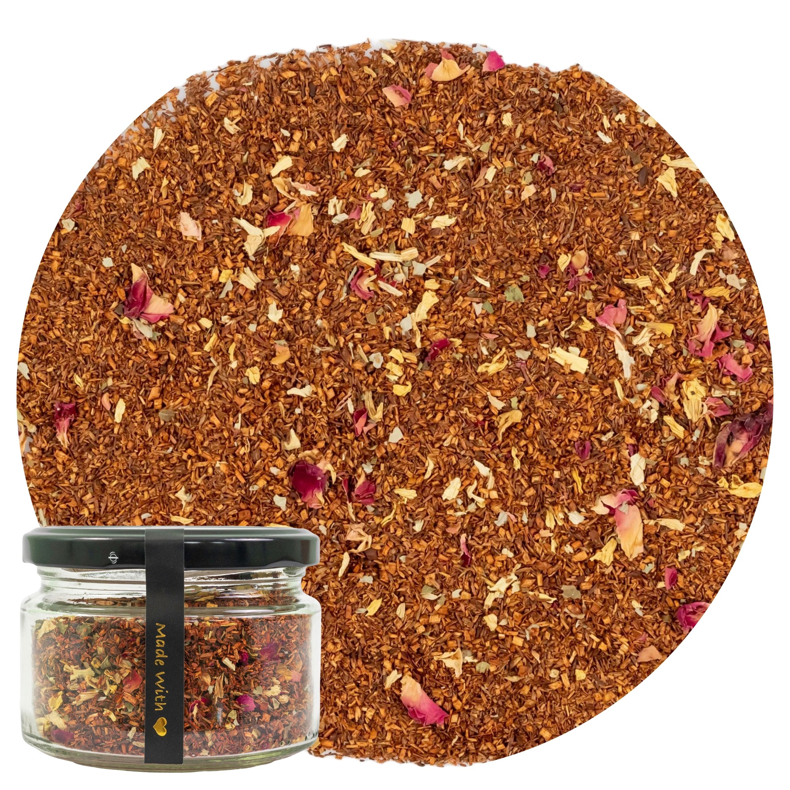 Herbata Miłosny Rooibos w słoiku Mapo Tea 50g 