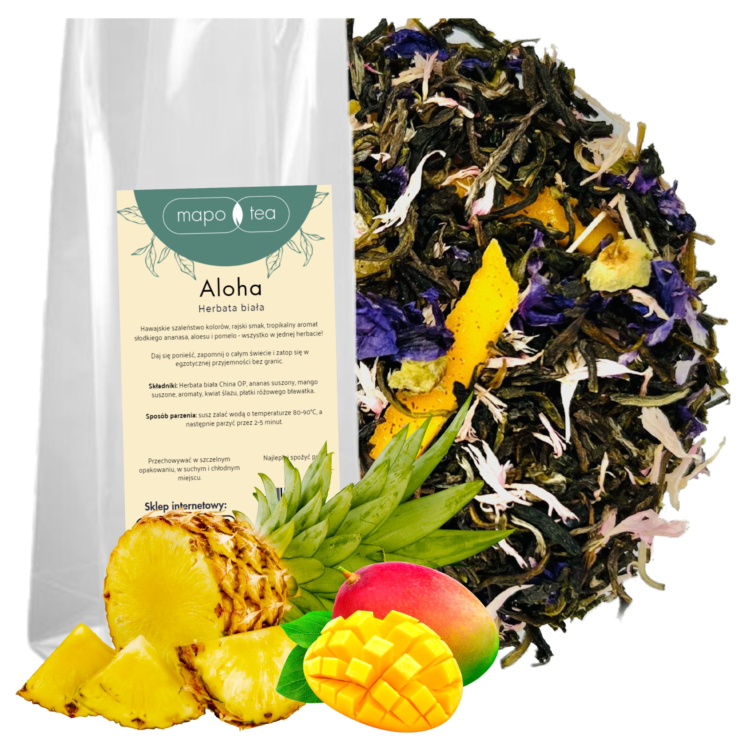 Herbata biała Aloha Mapo Tea 50g