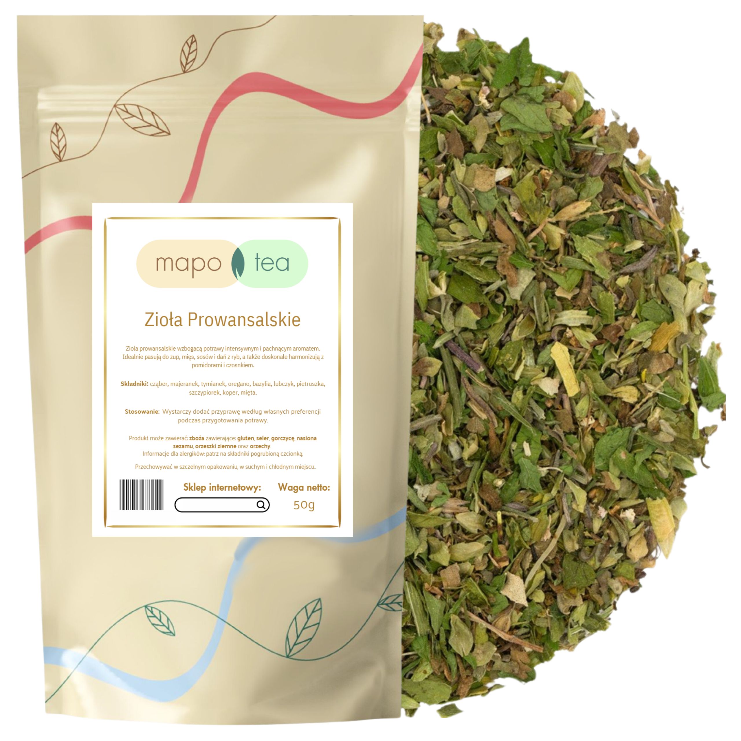 Zioła Prowansalskie naturalna mieszkanka Mapo Tea 50g