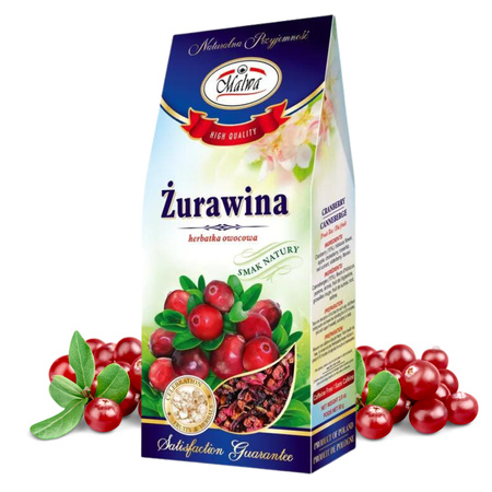 MALWA TEA NAPAR SUSZ ŻURAWINA SYPANY 80G