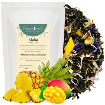 Herbata biała Aloha z Anansem Mango i Aloesem Mapo Tea 50g