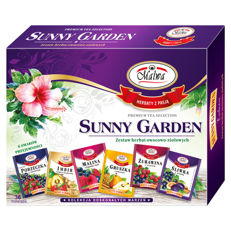 MALWA TEA BOMBONIERKA SUNNY GARDEN 6x6 36 KOPERT 72G