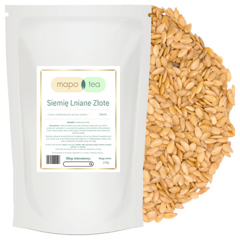Siemię lniane ziarno złote Mapo Tea 250g