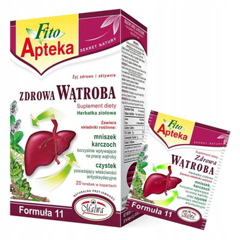 Herbata na zdrową wątrobę Fito Apteka malwa tea 20 kopert 40g