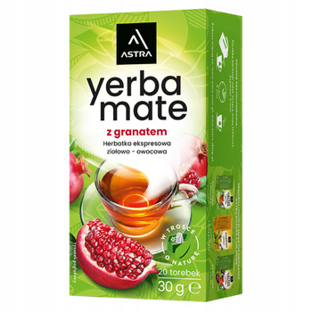 HERBATKA ASTRA YERBA MATE Z GRANATEM 30G