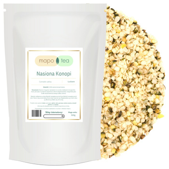 Nasiona konopi łuskane Mapo Tea 500g