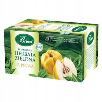 BIFIX Herbata Zielona z Pigwą Premium 20 Torebek 40G