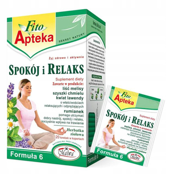 MALWA TEA FITO APTEKA SPOKÓJ I RELAKS 20 KOPERT 40G