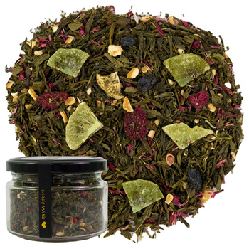 Herbata zielona Sencha Pitahaya Puerto Rico w słoiku Mapo Tea 50g