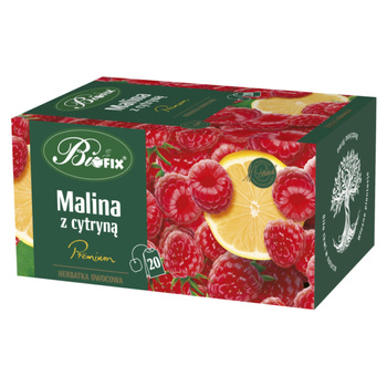 Herbata Owocowa Malina z Cytryną BIFIX PREMIUM Ekspresowa 20 Torebek