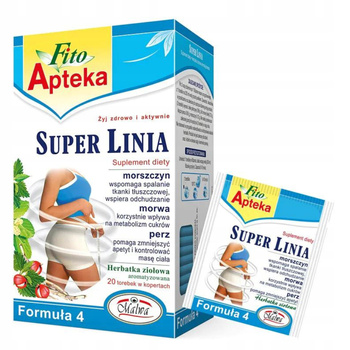 Herbata na odchudzanie Super Linia Fito Apteka Malwa Tea 20 kopert 40g