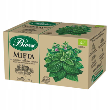 BIFIX Herbata Ekologiczna z Mięty 20 Torebek 35G