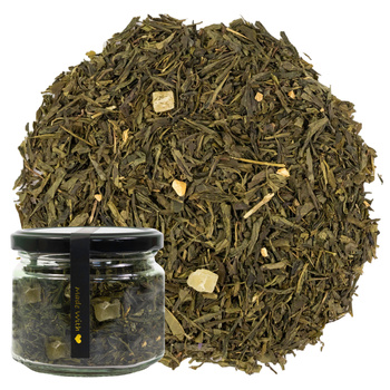 Herbata zielona Sencha Ananas z Imbirem w słoiku Mapo Tea 50g