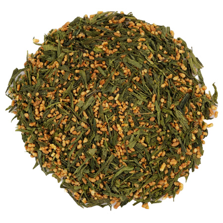 Herbata zielona Sencha China Genmaicha Japan Style w słoiku Mapo Tea 50g