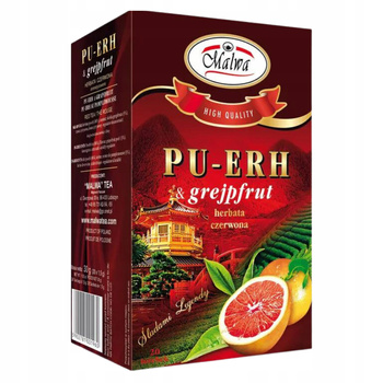 MALWA TEA PU-ERH GREJPFRUT 20 TOREBEK 30G