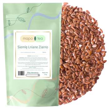 Siemię lniane ziarno brązowe Mapo Tea 100g