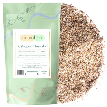 Ostropest plamisty mielony odtłuszczony Mapo Tea 100g