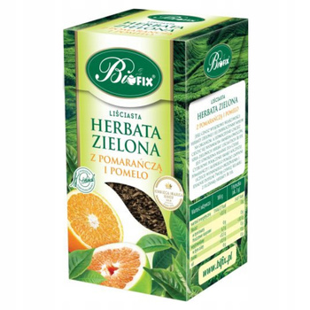BIFIX Herbata Zielona z Pomarańczą i Pomelo Liściasta 100g