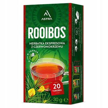 Herbata Rooibos ASTRA Ekspresowa 20 Torebek