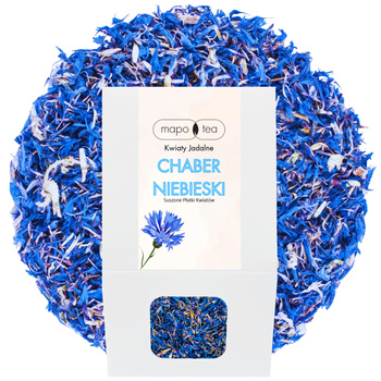 Chaber bławatek niebieski płatki kwiaty jadalne Mapo Tea 10g