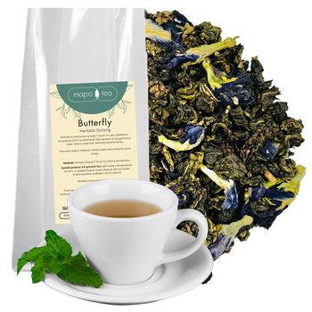 Herbata Oolong Butterfly z Klitorią Ternateńską Mapo Tea 50g