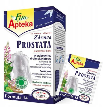 Herbata na zdrową prostatę Fito Apteka malwa tea 20 kopert 40g