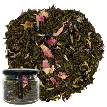 Herbata zielona Sencha Clitoria Magica w słoiku Mapo Tea 50g