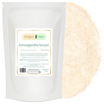 Ashwagandha korzeń mielony Mapo Tea 250g