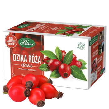 Herbata Owocowa Dzika Róża BIFIX Ekspresowa 20 Torebek