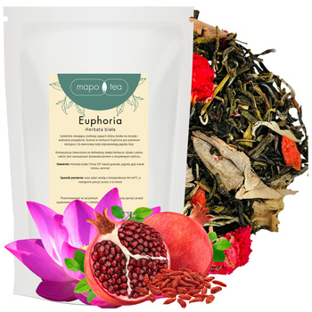 Herbata Biała China OP Sypana Euphoria - Granat, Jagody Goji, Lotos Mapo Tea 50g