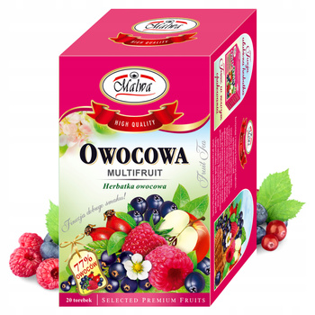 MALWA TEA HERBATA OWOCOWA EKSPRESOWA OWOCOWA 20 TOREBEK 40G