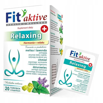 MALWA TEA FIT ACTIVE RELAXING 20 KOPERT 40G