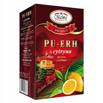 MALWA TEA PU-ERH LEMON 20 TOREBEK 30G